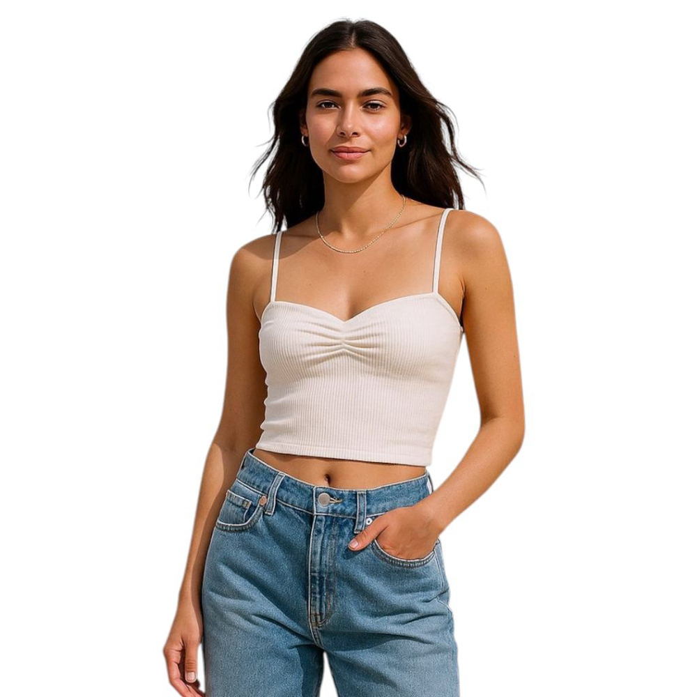 Madewell NWT Flex Sweetheart Brami Tank in Lighthouse | Easy Everyday Layer S